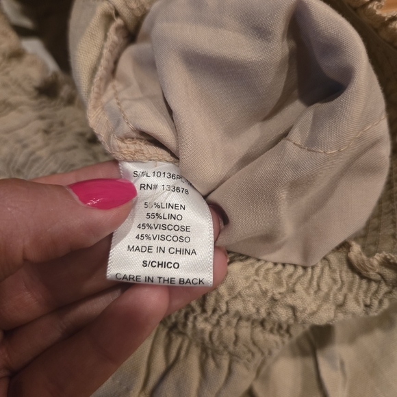 NWT Linen Wide Leg Pants - Picture 4 of 6